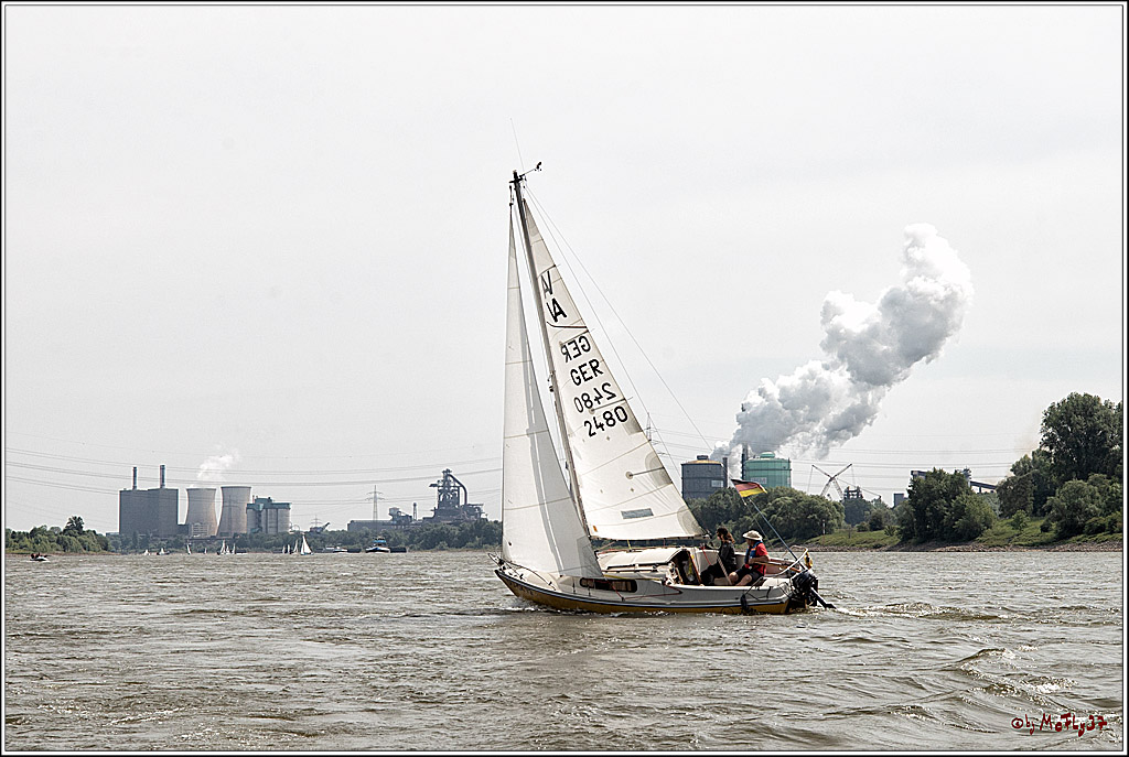 100 Jahre Rheinwoche 2022 - 3. Wettfahrt Duesseldorf  - Duisburg, 04.06.2022,